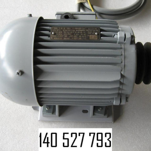 140527793 - D MOTOR 0,75KWATT M.HEAT SINK, PULLEY DISK D76, MOTOR PLATE